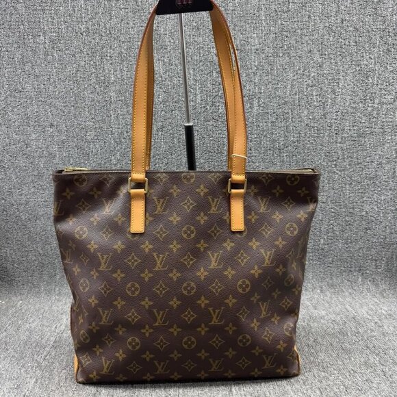 Louis Vuitton Cabas Mezzo Browns Monogram Tote 680-012125 - Picture 3 of 16